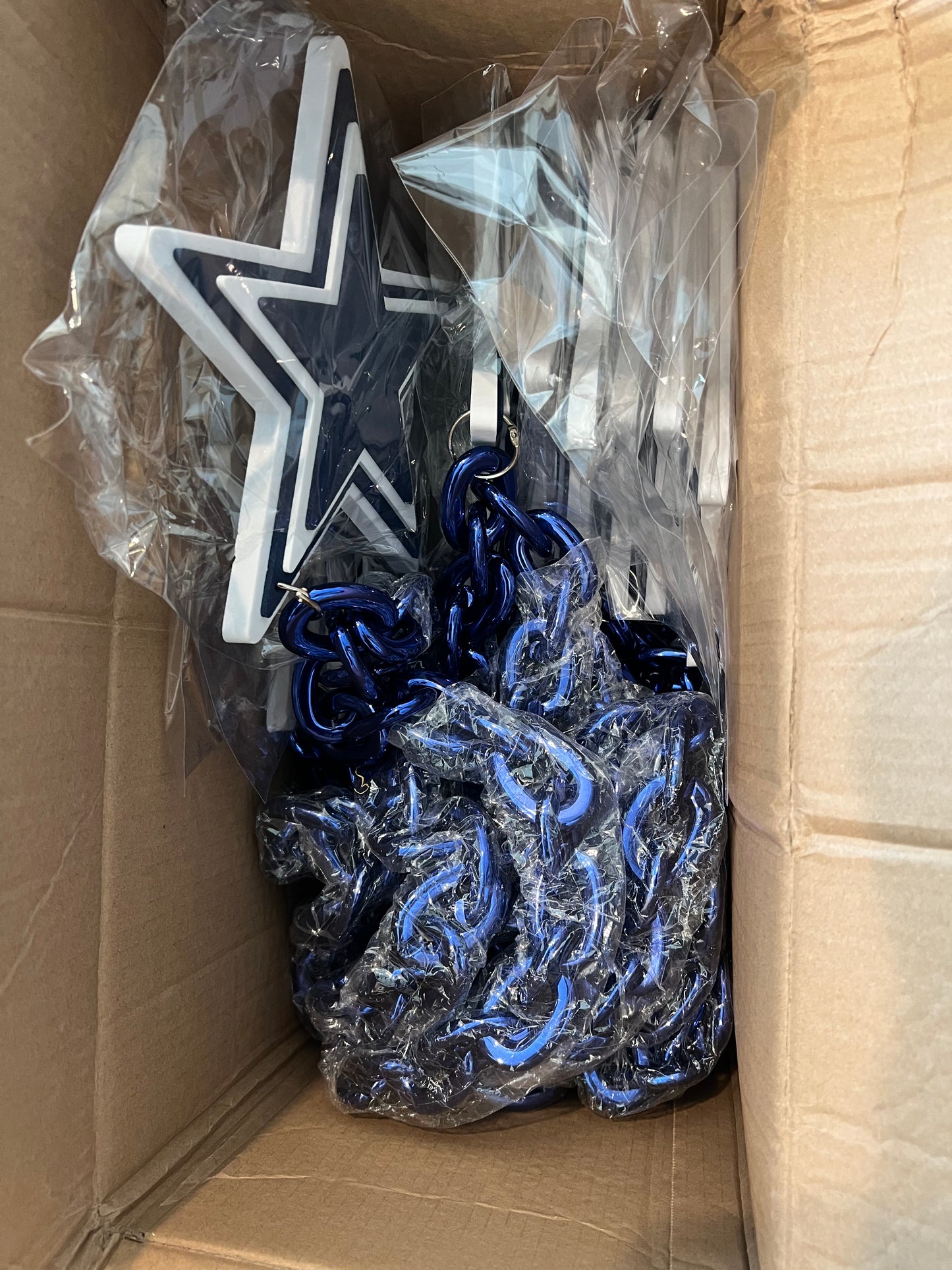 Dallas cowboys oversized chains