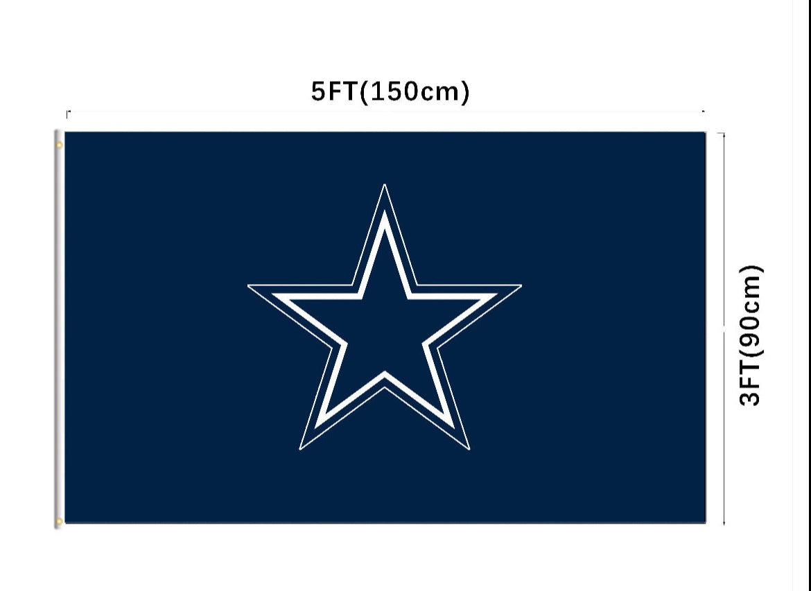 3x5 feet Dallas cowboys flags