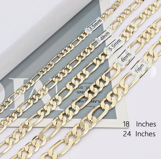 18 inch 14k gold plated 4.0mm necklace