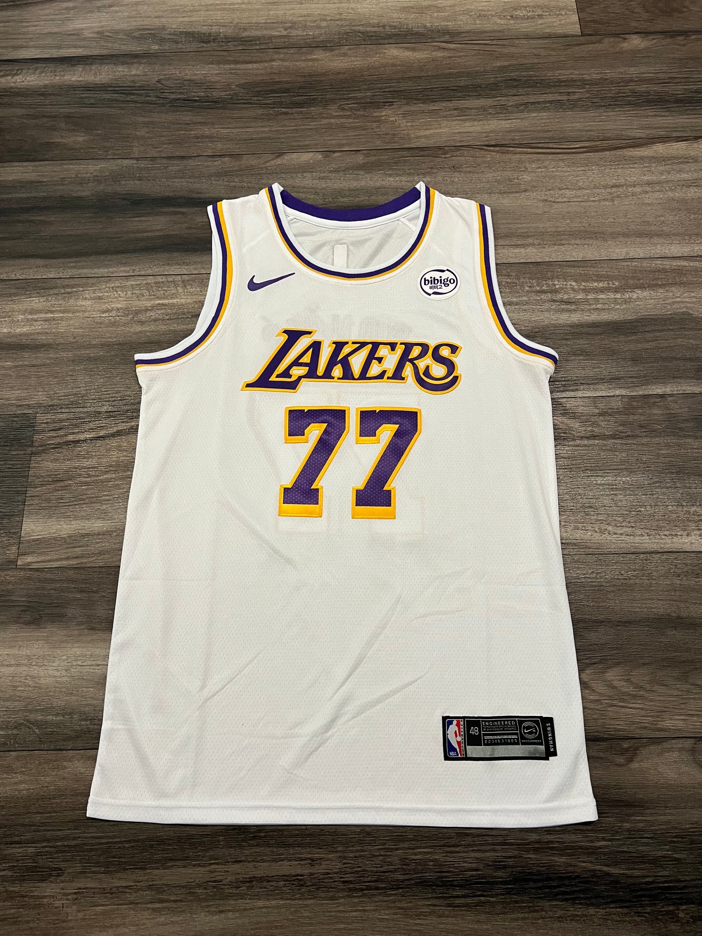 * Luka Doncic lakers white jersey