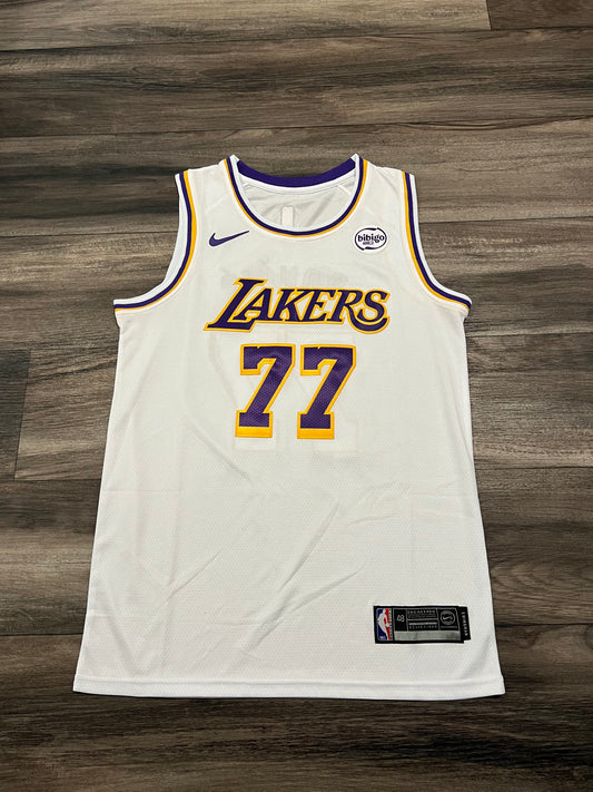 * Luka Doncic lakers white jersey
