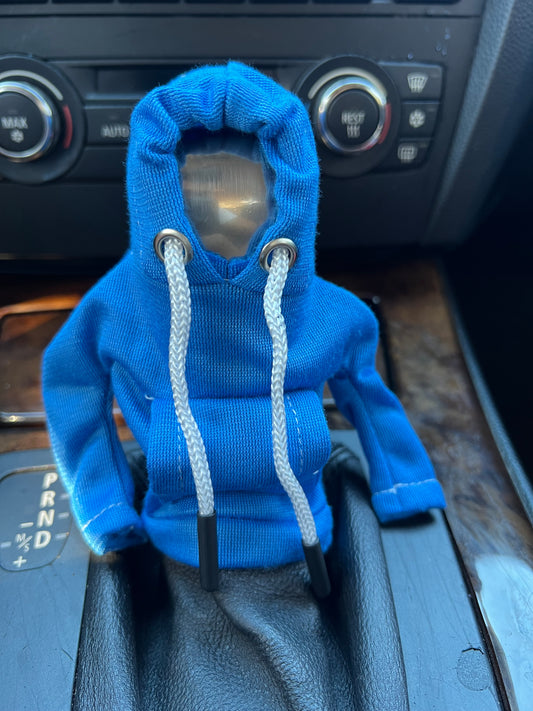 Car gear hoodie blue