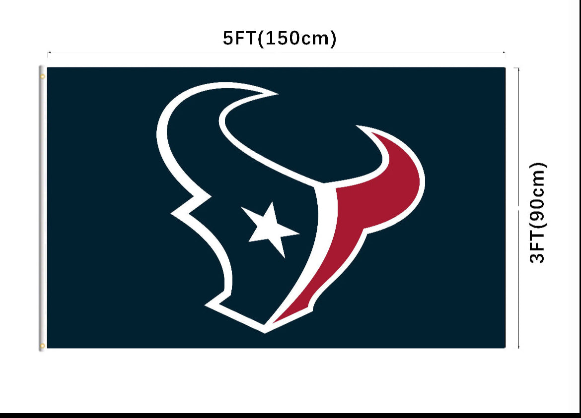 3x5 feet Houston Texans flags